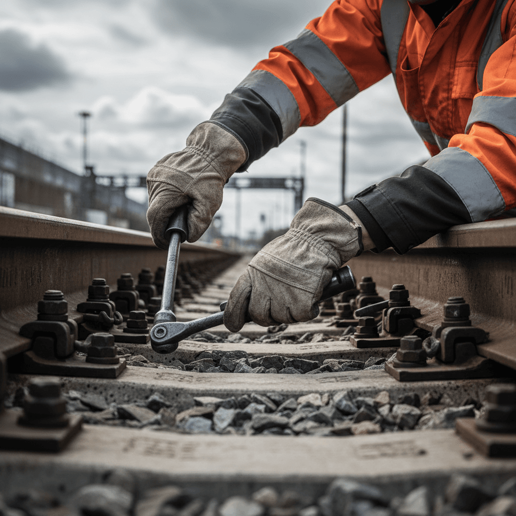 Railcar inspection and maintenance work